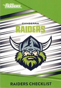 2020 CANBERRA RAIDERS NRL Card CLUB LOGO Traders - Bild 1 von 2