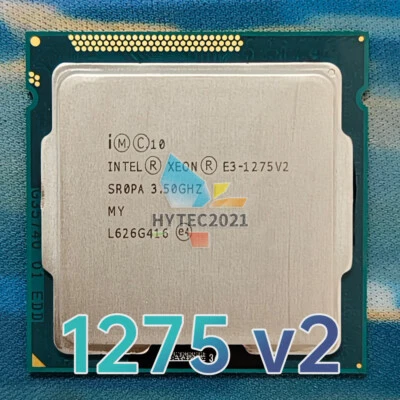 Procesador CPU Intel Xeon E3-1275 v2 SR0PA 3,5 GHz 4 núcleos 77 W 8 hilos LGA1155 Foto 1 de 3