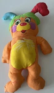 Orange Puzzle Popple Handmade Stuffed Pillow PLush 1980s (Read Description) - Picture 1 of 7