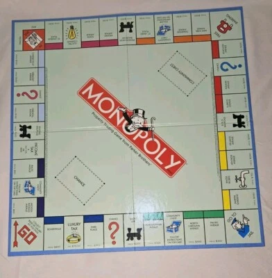 SOLO TABLERO DE JUEGO MONOPOLY 1998 VINTAGE DE REPUESTO (1998) PLEGABLE MUY BONITO Foto 1 de 4