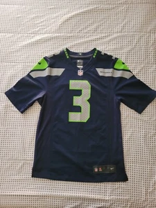 Seattle Seahawks Russell Wilson #3 Nike On Field Jersey Men's Sm Sewn Graphics - Picture 1 of 5