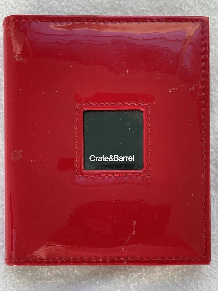 Álbum de fotos de colección Milano para caja y barril rojo charol sintético columpio nuevo sin etiquetas Foto 1 de 4