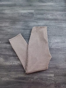 💥 Braun-schwarz Gemusterte High Waist Leggings 🌟 Hose Stretchy Business... - Bild 1 von 6