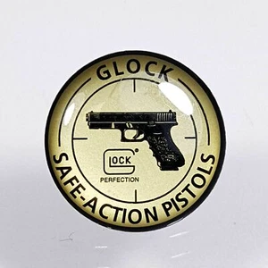 Glock Perfection Safe Action Pistols Hat Lapel Pin 3/4'' BRAND NEW - Picture 1 of 6