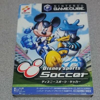 Konami Disney Sports Soccer Nintendo GameCube GC Used Action/Adventure from JPN  - Image 1 of 4