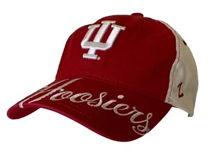 Indiana Hoosiers Zephyr bestickte Krempe Schriftzug Logo Strapback Hut - Bild 1 von 8