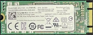 Dell J8-L1128-11 Lite-on 128GB M.2 SATA 6.0Gbps SSD Solid State Drive / KC3RK - Picture 1 of 6