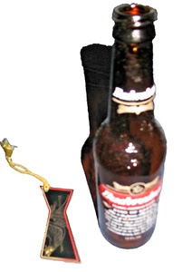 Budweiser Commemorative Glass Bottle “Thanks for Selling Budweiser” w/ Hangtag - Picture 1 of 6