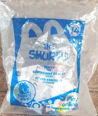 The Smurfs McDonald's Happy Meal Toy 2011 #14 VANITY - Image 1 of 4
