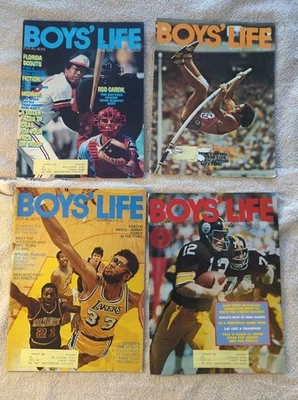 BOYS’ LIFE Magazine Vintage Lot Of 4 1978 79 Bruce Jenner Kareem Terry Bradshaw Foto 1 de 4