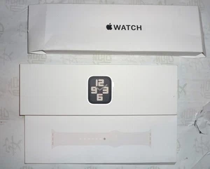 Apple Watch A2722 Series SE (Gen 2), 40 mm, Starlight - BOITE VIDE UNIQUEMENT - Photo 1 sur 3