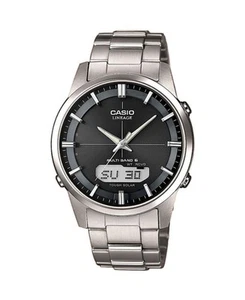 CASIO Men Digital Eco-Drive Casual Watch Classic Dress Black Dial Waterproof Rou - Picture 1 of 5
