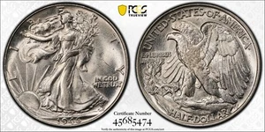 1946 P Half Dollars Liberty Walking PCGS MS-62 Doubled Die Obverse DDO FS-101 - Picture 1 of 3