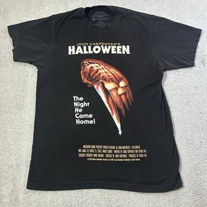 John Carpenter's HALLOWEEN Movie Poster Shirt Adult Medium Michael Myers Horror - Picture 1 of 9