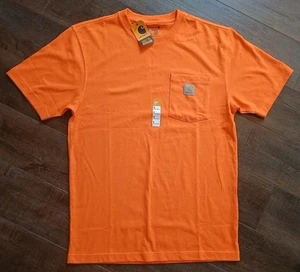Carhartt Herren Loose Fit Heavyweight Short-Sleeve Pocket T-Shirt S Bright Orange - Bild 1 von 15