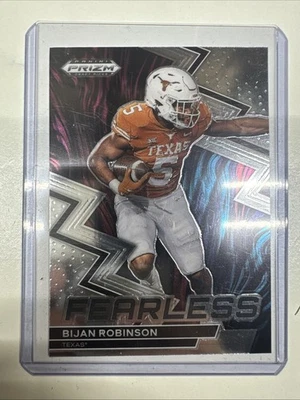 2023 Panini Prizm Draft Picks - Fearless Bijan Robinson #F-21 (RC) - Image 1 of 2