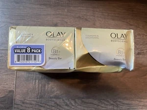 NIP Olay Bodyscience Beauty Bar Value 8 Pack NEW Cleansing Bar Soap B3+Vitamin C - Picture 1 of 5