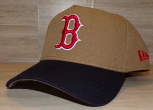 NEU MIT ETIKETT MLB BASEBALL BOSTON ROTE SOCKEN HELLBRAUN MÜTZE KAPPE EINHEITSGRÖSSE ERWACHSENE - Bild 1 von 7