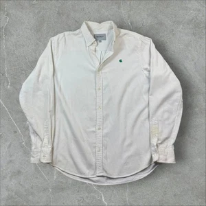 Vintage Modern (modern) Carhartt Wip Button-down Shirt in White - Picture 1 of 7