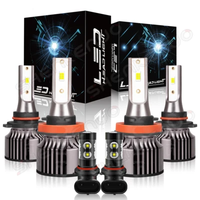 Kit de faros LED altos bajos + antiniebla para Acura MDX Sport Utility 2004-2006 Foto 1 de 4