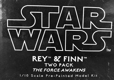 KIT MODELO PREPINTADO STAR WARS REY & FINN Foto 1 de 4