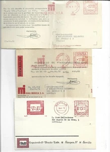 España Tarjetas Comerciales con Franqueos Mecanicos año 1971-73 (FY-235) - Imagen 1 de 1