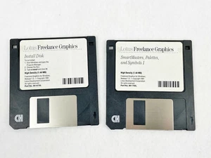 LOTUS FREELANCE GRÁFICOS INSTALAR DISCO/SMARTMASTERS, PALETAS Y SÍMBOLOS 1 DISQUETE - Imagen 1 de 4