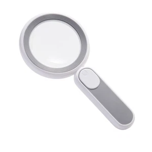 Handheld Magnifying Glass with 21 LED Light 8X for Seniors Macular Degeneration - Picture 1 of 8