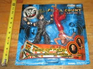 2001 WWF WWE Jakks Lita Matt Hardy Cuenta Final Lucha Figuras AEW TNA Firmado - Imagen 1 de 5