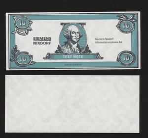 Simens  Nixdorf  Wasserzeiche  Musterbanknote Testnoten Specimen  Unc  ( 921 -H - Bild 1 von 1