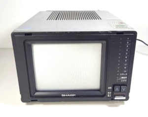 RARE Vintage Japanese Sharp CT-6003 IC Transista Portable Telvision TV 100V 1985 - Picture 1 of 8