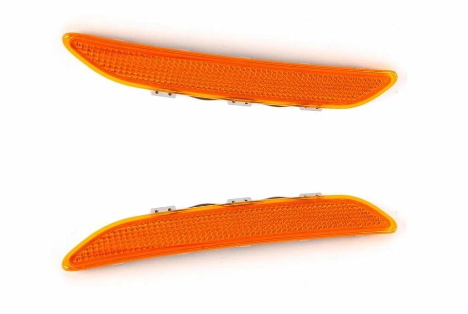 GENUINE Front Left + Right Bumper Cover Reflectors for 2003-2006 BMW 325Ci 330Ci - Image 1 of 1