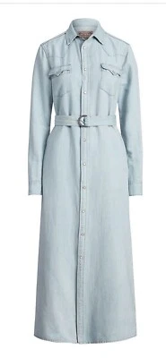 Ralph Lauren Polo Denim Shirt  Dress NWT Long 4 - Image 1 of 4