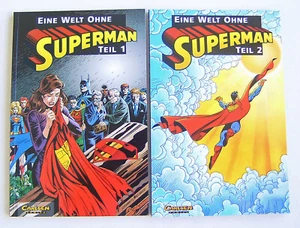 UN MONDO SENZA SUPERMAN - Parte 1+2 completa - Paperback CARLSEN 1993-1997 - Foto 1 di 1