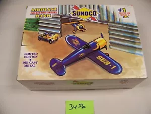 1929 TRAVEL AIR MODEL R MYSTERY SHIP COIN BANK, SUNOCO (ITEM #3456) - Picture 1 of 5