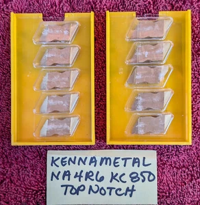 10 NEUE KENNAMETAL erstklassige NA4R6 Hartmetall ACME Gewindeeinsätze, Klasse KC850 - Bild 1 von 2