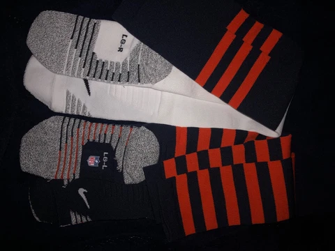 Authentic Nfl Game Socks Brand New On Field!! Cover