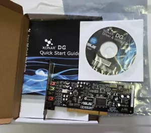 ASUS Xonar DG PCI 5.1 PCI Sound Card 957612-00851 w/ Original Disc, Guide - Picture 1 of 15
