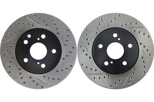 Front PAIR Stoptech Disc Brake Rotor for 2004-2008 Toyota Solara (46244)