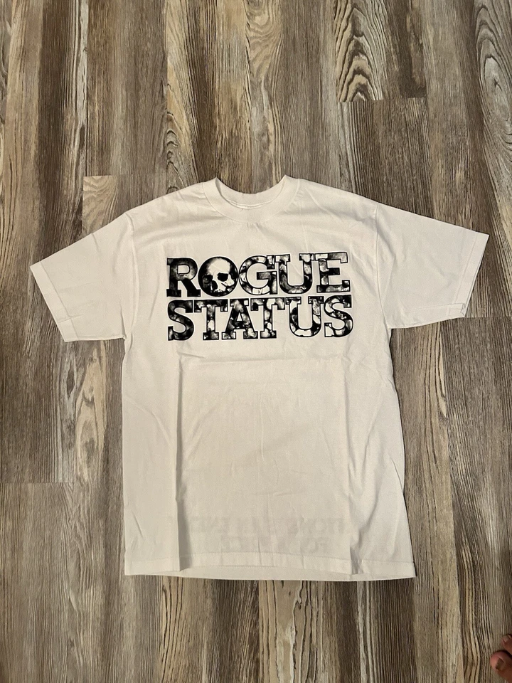 Camiseta Rogue Status Rob Dyrdek Blanca Negra Camuflada Para Hombre Talla Grande Foto 1 de 1
