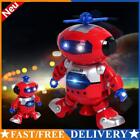 Walking Robot Toys with LED Lights Flashing and Music for Toddler (Red)