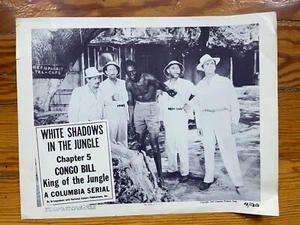 Congo Bill White Shadows in the Jungle (1948) Columbia Serial Movie Lobby Card - Picture 1 of 4
