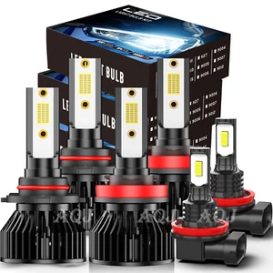For Ford Ranger XL XLT Cab Pickup 2.3L 2019-2022 LED Headlight + Fog Light Bulbs - Bild 1 von 24