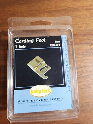 Baby Lock Cording Foot 3 Hole Item ESG-CF3 - Image 1 of 4