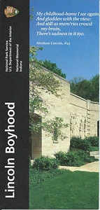 ESPLORA LINCOLN BOYHOOD BROCHURE - LA FATTORIA STORICA VIVENTE - INDIANA - Foto 1 di 1