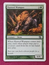 Magic The Gathering 8TH EDITION HUNTED WUMPUS single green card MTG