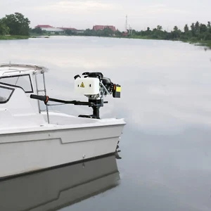 4 Stroke 4HP Heavy Duty Outboard Motor Jet Pump Boat Engine w/ CDI System 55cc - Picture 1 of 15