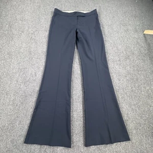 Theory Dress Pants Womens Size 10 Blue Flared Leg High Rise Formal Business - Picture 1 of 18