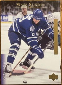 1995-96 Upper Deck Electric Ice Gold RARE Mats Sundin #147 Toronto Maple Leafs - Picture 1 of 3