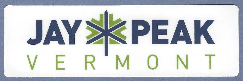 NEW JAY PEAK VERMONT SKI SNOWBOARD RESORT AREA MOUNTAIN STICKER DECAL